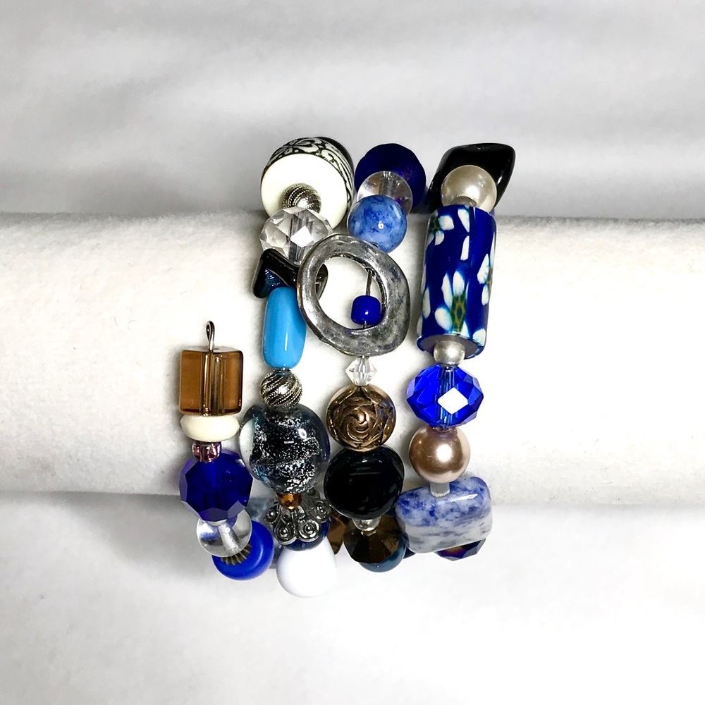 Handmade Bracelet with Vintage and Modern Elements (NB50-4H) - Picture 4 of 8